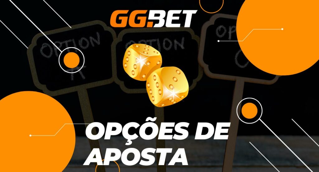 As opções de apostas também são conhecidas como mercados de apostas disponíveis no aplicativo GGbet