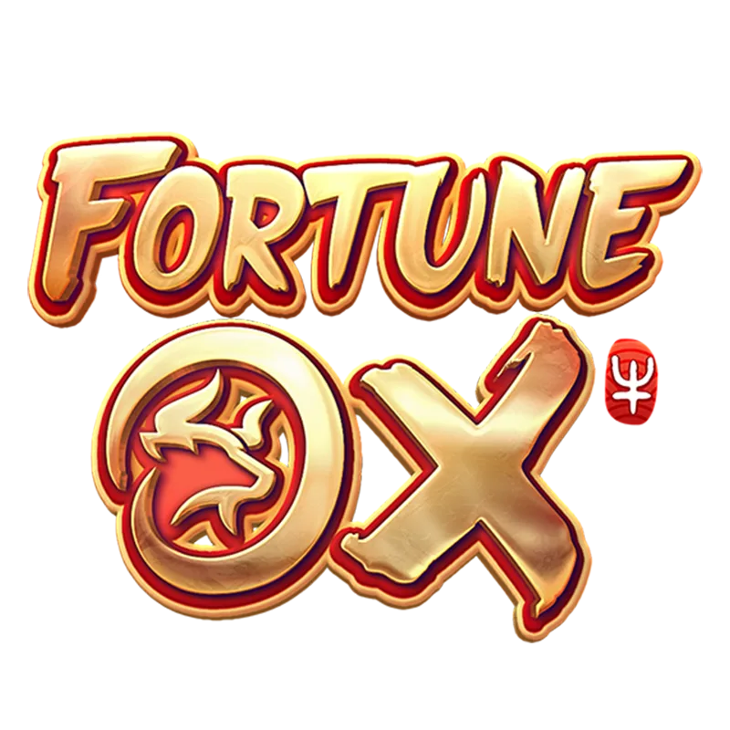 O logótipo oficial do jogo Fortune Ox