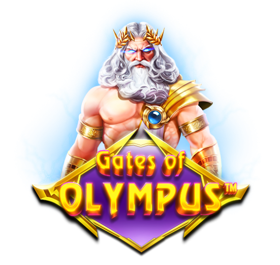 O logótipo oficial do jogo Gates of Olympus