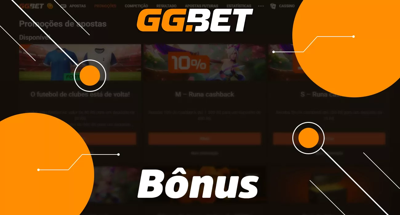 Programa de fidelidade e bónus disponíveis na GGBet