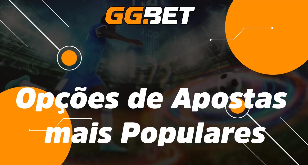 Opções populares de apostas desportivas na GGBet Brasil